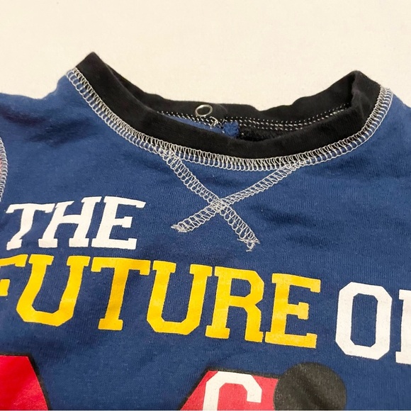 Disney Baby Mickey Mouse Long Sleeve Shirt  Size 3-6 Months - Picture 3 of 16